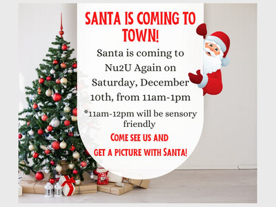 Sensory-Friendly Visit with Santa at Nu2U Again