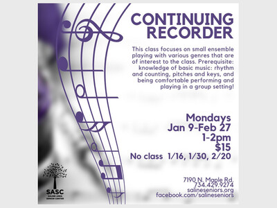 Continuing Recorder at SASC