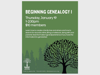 Beginning Genealogy at SASC
