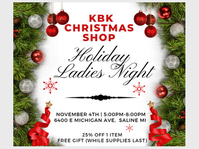 Holiday Ladies Night at KBK Garden Center