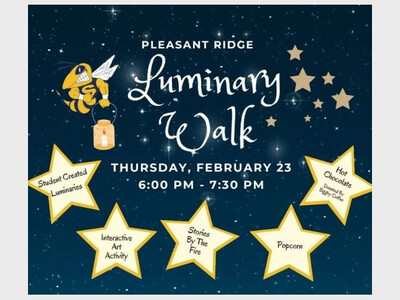 Pleasant Ridge Elementary Luminary Walk