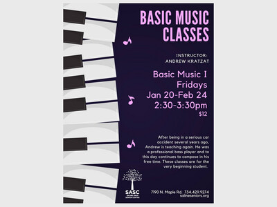 Basic Music Classes with Andrew Kratzat