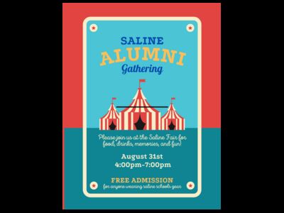 Saline Alumni Gathering at Saline Fair