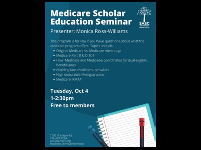 Medicare Scholar Education Seminar at SASC