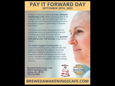 Brewed Awakenings Pay It Forward Day