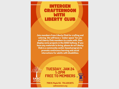Intergen Crafternoon with SASC and Liberty Club