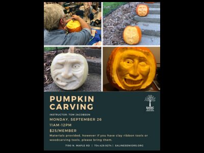 Pumpkin Carving with Instructor Tom Jacobson