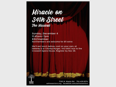 Miracle on 34th Street: The Musical with SASC