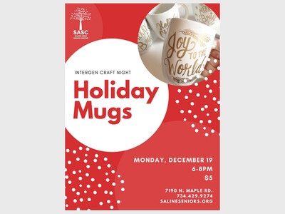 Intergen Craft Night: Holiday Mugs at SASC