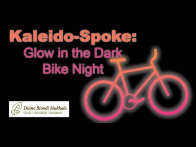 Kaleido-spoke: Glow in the Dark Bike Night at Saline Rec Center