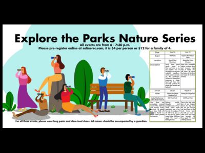 Explore the Parks Nature Series at Mill Pond Park 