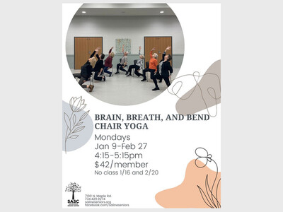 Brain, Breath and Bend Chair Yoga at SASC