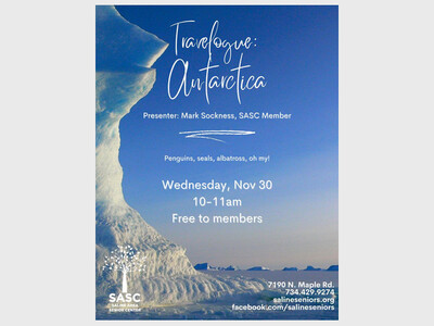 Travelogue: Antarctica with presenter Mark Sockness at SASC
