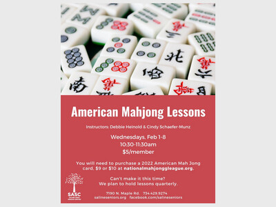 American Mahjong Lessons at SASC