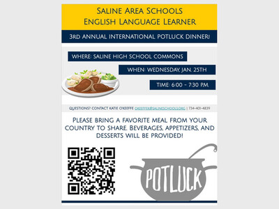 SAS ELL 3rd Annual International Potluck Dinner