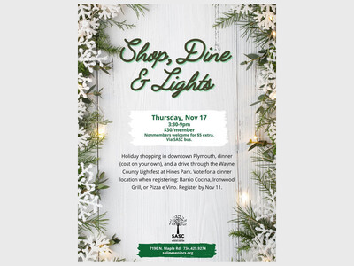 Shop, Dine and Lights with SASC