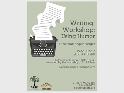 Writing Workshop: Using Humor w/Presenter Angela Verges