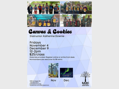 Canvas and Cookies at SASC