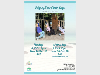 Edge of Your Chair Yoga at SASC