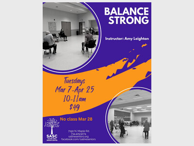 Balance Strong with Amy Leighton at SASC