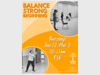 Balance Strong with Instructor Amy Leighton at SASC