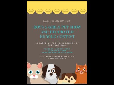 Boys and Girls Pet Show and Decorated Bike Contest