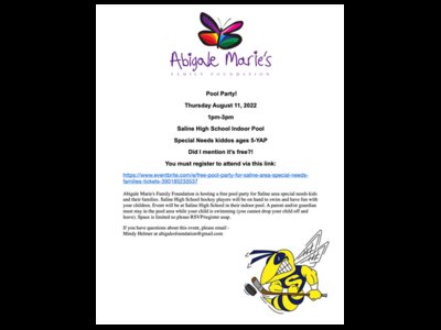Pool Party with Abigaile Marie's Family Foundation