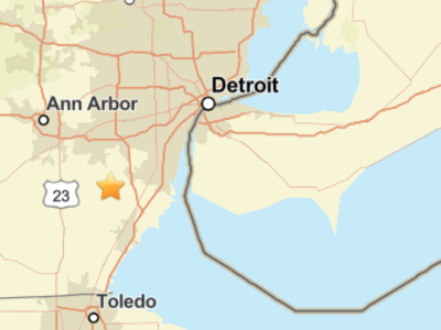 Earthquake Shakes Southeast Michigan